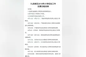 重庆主城九区中小学2019年招生政策汇总图片