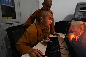 山西临猗：吴王黄河浮桥拆除迎汛期图片