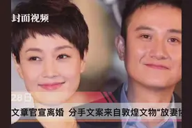 马伊琍文章离婚 微博分手文字来自敦煌文物“放妻协议”视频封面