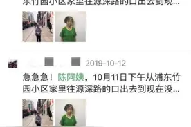 暖心！31小时，全楼邻居自发寻人，竹园的“陈阿姨”终于回家了图片