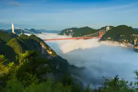 矮寨奇观大桥景区专线车开通啦！每天6趟直达图片