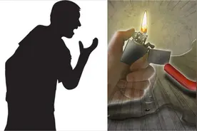 不满女友整形手术后疑似出现副作用，韩国男子前往整形医院附近企图自焚被捕图片
