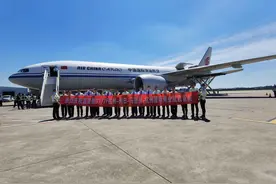 国货航开通杭州-列日-马德里-杭州跨境电商出口全货运包机航线图片