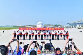 玉林福绵机场正式通航图片