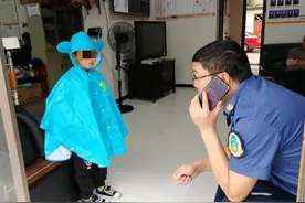 9岁小朋友菜市场走丢，“教科书式”找到爸爸图片