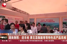 今日秋分  迎来第三个“中国农民丰收节”：湖南衡阳——迎丰收  黄花菜酥脆枣等特色农产品亮相视频封面