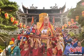 福建湄洲岛举行妈祖羽化升天1033周年纪念大会暨海祭大典图片