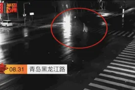 悲剧！青岛一老人被撞身亡！货车开过来时，他愣在了路中间…图片