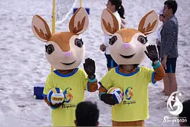 亚沙会 | 致敬亚沙！2020天涯海角婚庆节情侣沙滩排球赛浪漫举行图片