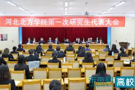 河北北方学院第一次研究生代表大会召开图片