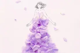 春天，和花瓣裙有个约会图片