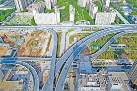 西安新兴南路幸福立交四条匝道提前一个半月通车图片