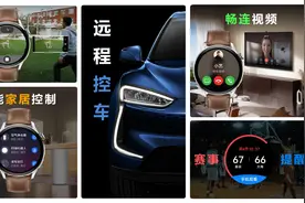 华为推出搭载鸿蒙操作系统的智能手表华为watch 3图片