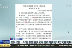 三只松鼠：90后总监盗卖公司废纸箱获利34万元被判刑视频封面
