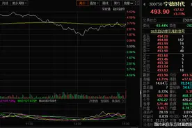 宁德时代又火了！盘中站上500元 还有这195股创年内新高图片