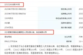 长沙县空港板块挂牌1宗纯住宅地，需配建九年一贯制学校图片