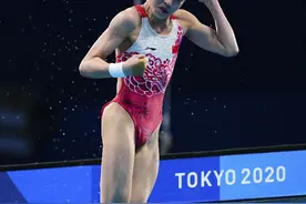 史无前例！三次跳出满分，14岁湛江小丫全红婵跳台夺金图片