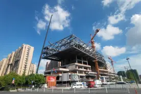 “天空之城”雏形初现 武林美术馆预计明年5月竣工验收图片