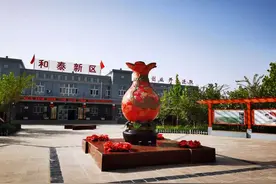 沙漠绿洲上建起和泰新区 村民搬离草把子房住进楼房图片