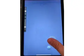用户抱怨iPad mini 6屏幕变形导致图像显示失真图片