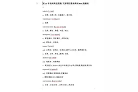 近10年高考英语真题，完形填空选项单词800高频词汇编（可打印）图片