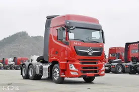 600马力康机+旋钮式自动挡，新款东风天龙旗舰KX牵引车亮点多多图片