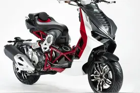 机械质感的跨界踏板，单缸水冷引擎，125/200cc两种排量图片