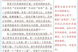 四年级语文同单元作文赏析，好词好句图片