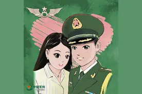 太甜了！七夕听兵哥哥说那爱的心里“画”图片