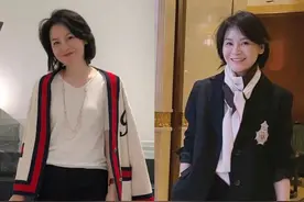今秋的外套流行“穿小不穿大”，舒适还显个高，难怪50、60岁都爱图片