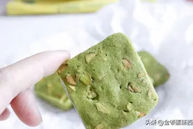 0失败手残党也能成功；抹茶味曲奇饼干超详细制作方法图片