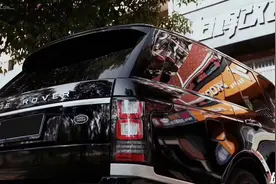 犹如猛虎下山，这辆路虎揽胜看着就霸气十足图片