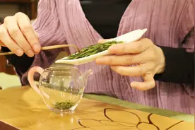 新手如何泡好绿茶？三分钟教你怎样用玻璃杯泡绿茶图片