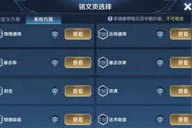 王者荣耀：系统方案的8套铭文，有几套是你常用的？我只用两套图片