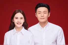 明星结婚证件照，别人都是女左男右，只有张若昀夫妻太“另类”图片