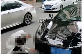 “我有关系”“砸你家小孩，弄死你”，法拉利女司机追尾口出狂言被拘留，车是租的，前车司机：自己没回过嘴图片