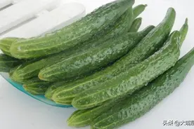 夏季黄瓜1块钱1斤，买上30斤冻起来，脆爽有嚼劲，凉拌炒肉都好吃图片