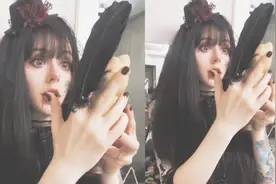 暗黑神曲《我叫安吉拉》刷爆网络，萝莉妹瞬间变魔鬼，怪吓人