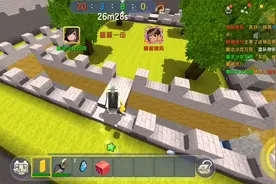 迷你世界：又玩一局板砖，蓝队一直缠着我，一直给红队送，我晕了