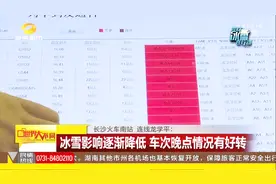 12月31日，长沙火车南站随着天气好转，车次延迟情况好转视频封面