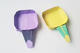 儿童手工折纸平底锅吃鸡游戏，简单好玩漂亮，折纸王子教程视频封面