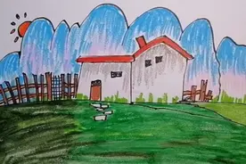 家乡的美丽山水儿童画视频封面