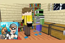 我的世界动画：怪物学院抢劫bob挑战