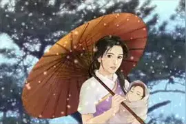 新仙剑游戏结局，林月如执伞而立，雪地遥望成永恒经典！视频封面