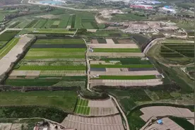 航拍甘肃定西安定区巉口镇安西城遗址视频封面