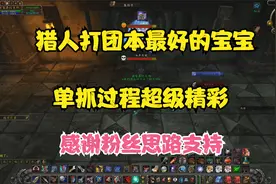 怀旧服猎人黑下5分钟速抓座狼宝宝 打团本最好的宝宝