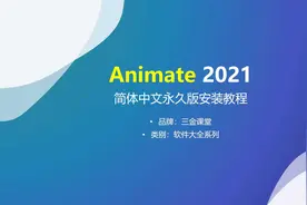 Animate 2021（An）简体中文永久版的安装教程