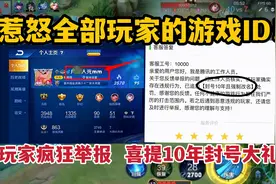 惹怒所有玩家的游戏ID！被玩家疯狂举报，喜提10年封号大礼包视频封面