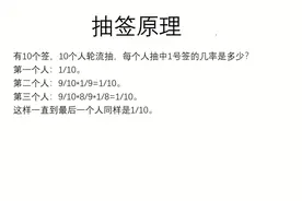 生活小技巧—抽签原理视频封面