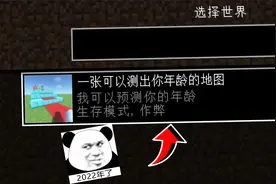 我的世界：这个地图可以测出你的年龄！